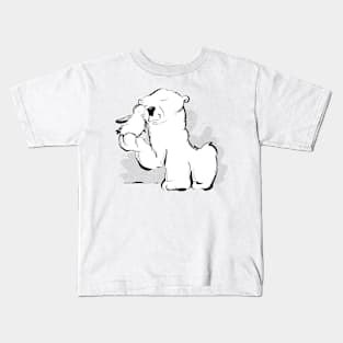 Polar bear hugs Kids T-Shirt